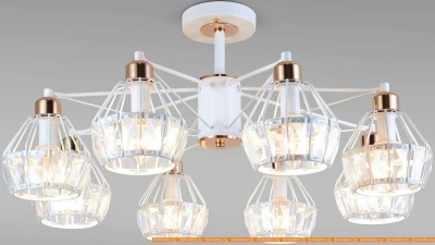 Подвесная люстра Евросвет 70075/8 (белый) фотография