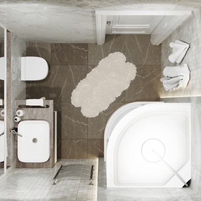 Душевая кабина Triton Стандарт А3 ДН4 90x90 узоры фотография