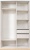 Шкаф-купе Рэйгрупп 138 YYX Elgon РГ-05.05 (ясень снежный/хром) фотография Шкаф-купе Рэйгрупп 138 YYX Elgon РГ-05.05 (ясень снежный/хром) фотография