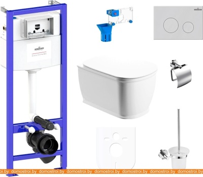 Унитаз Lavinia Boho Relfix Bell Pro Rimless 9 в 1 97010007 (матовый пластик) фотография