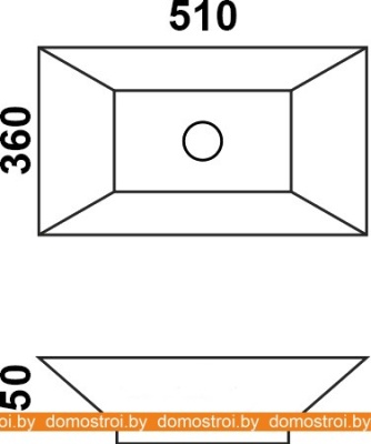 Умывальник Melana MLN-7459 51x36 фотография
