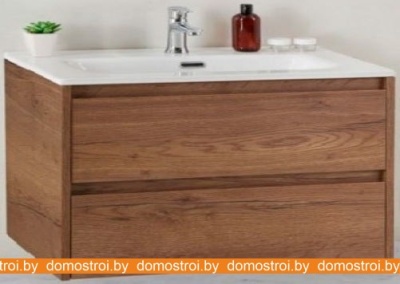 Тумба под умывальник BelBagno Kraft 39-800/390-2C-SO-RT (rovere tabacco) фотография