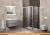 Душевой уголок BelBagno UNIQUE-AH-1-100/115-100-C-Cr (прозрачное стекло) фотография