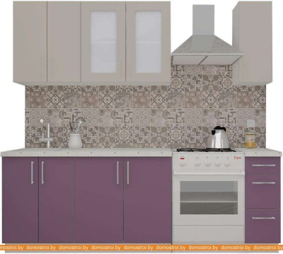 Кухня ВерсоМебель ВерсоЛайн 1-1.7 (кашемир/виола) фотография