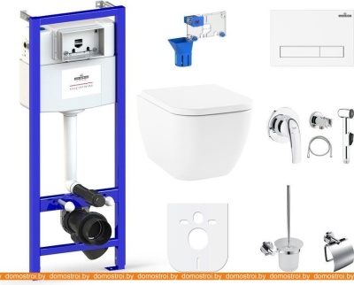 Унитаз Lavinia Boho Relfix One Rimless 10 в 1 98010133 (белый пластик) фотография