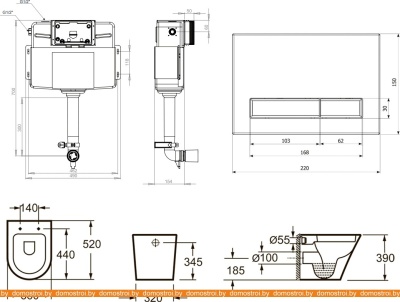 Унитаз Lavinia Boho Relfix Biore 5 в 1 87060229 (белый пластик) фотография