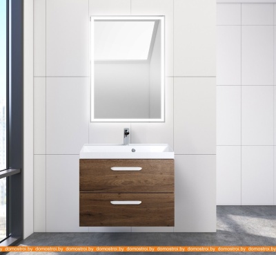Тумба под умывальник BelBagno Aurora-700-2C-SO-RT (rovere tabacco) фотография