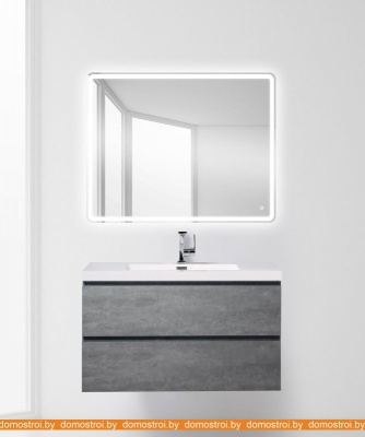 Тумба под умывальник BelBagno Luce-1000-2C-SO-SCM (stucco cemento) фотография