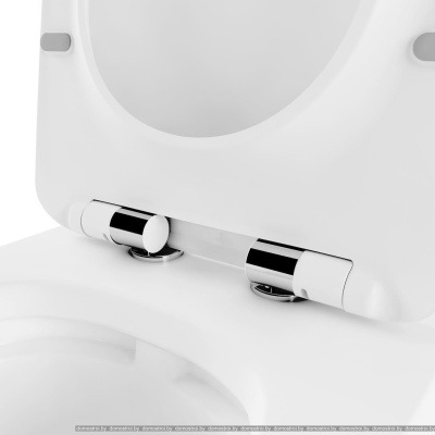 Унитаз Lavinia Boho Relfix Bell Pro Rimless 10 в 1 98010105 (белое стекло) фотография