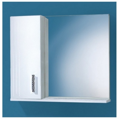 Зеркальный шкаф Акваль Лорен 80 [EL.04.80.00.L] фотография