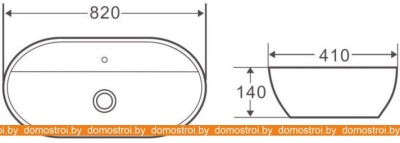 Умывальник BelBagno BB1347 фотография