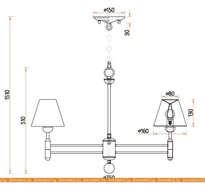 Подвесная люстра Favourite Avangard 2953-6P фотография