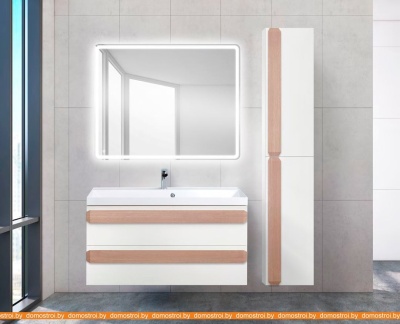 Шкаф-пенал BelBagno Aurora-1600-2A-SC-BL-P-R (bianco lucido) фотография