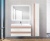 Шкаф-пенал BelBagno Aurora-1600-2A-SC-BL-P-R (bianco lucido) фотография