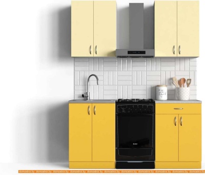 Кухня Сивирин-Компани Клео колор 1.2 (желтый/лимонный) фотография