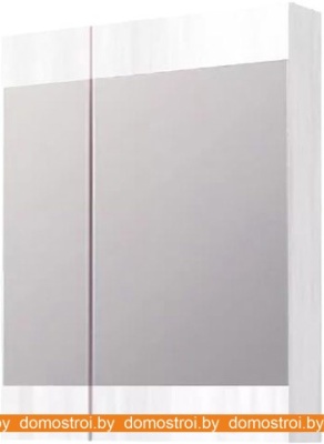 Шкаф с зеркалом Aqwella Бриг 60 (белый) Br.04.06/W фотография