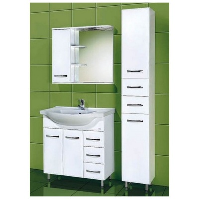 Зеркальный шкаф Акваль Виола 80 [AV.04.80.00.L] фотография