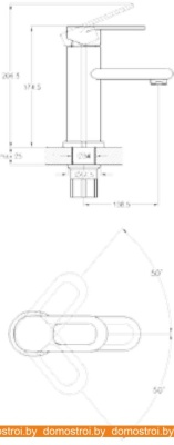 Смеситель G.Lauf NOB1-A128 (хром) фотография