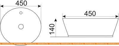 Умывальник CeramaLux MNC536 фотография