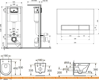 Унитаз Lavinia Boho Relfix Biore Rimless 9 в 1 97020165 (белое стекло) фотография
