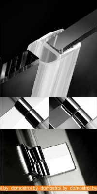 Душевая дверь Radaway Almatea DWJ 120L (графитовое стекло) фотография