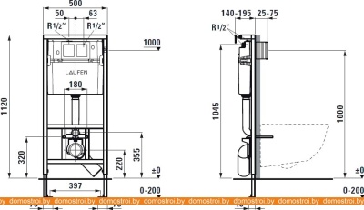 Унитаз Laufen Pack Pro Rimless 869966000000R фотография