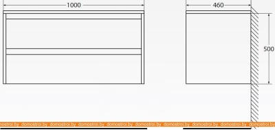 Тумба под умывальник BelBagno Kraft-1000-2C-SO-PP (pino pasadena) фотография