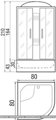 Душевая кабина River Rein 80/43 МТ фотография