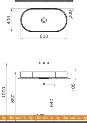 Умывальник Vitra Memoria 80 M58000002000 фотография