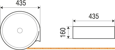 Умывальник WeltWasser Elbach 3261 фотография