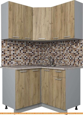 Кухня Интерлиния Мила Лайт 1.2x1.2 (дуб золотой) фотография