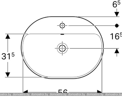 Умывальник Geberit VariForm 500.733.01.2 фотография