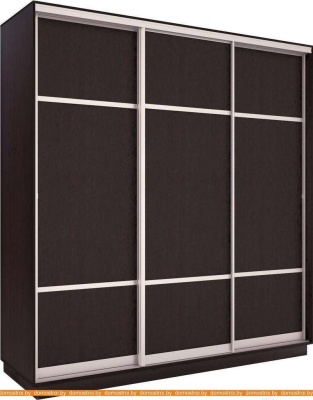 Шкаф-купе Евва 176 VS.03 АЭП ШК.3.03 (венге/серебро) фотография