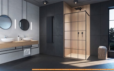 Душевая стенка Radaway Modo New Black II Factory 55 фотография