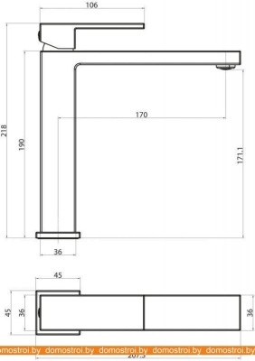 Смеситель BelBagno Magna MAG-LMC-CRM фотография