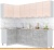 Кухня Интерлиния Мила Лайт 1.2x2.5 (вудлайн кремовый-бетон-бискайская сосна) фотография