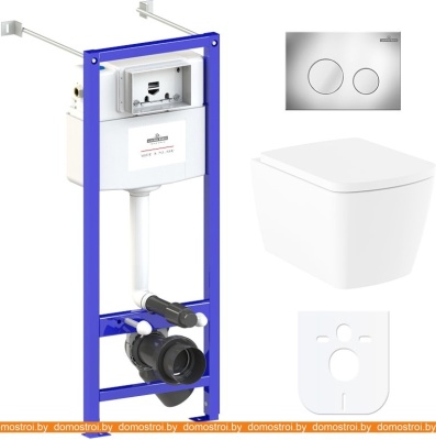 Унитаз Lavinia Boho Relfix Aveo Rimless 6 в 1 77050210 (хром пластик) фотография