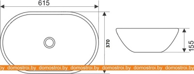 Умывальник CeramaLux 7811AJW фотография