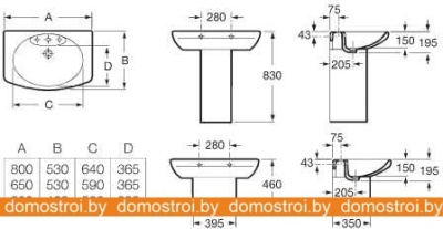 Умывальник Roca Dama Senso 325511000 фотография