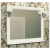 Зеркало Акватон Жерона 105 белое серебро фотография