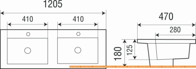 Умывальник WeltWasser Deilbach 7506-1202 фотография