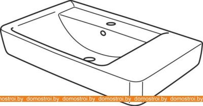Умывальник Keramag Renova Nr.1 Plan F122180000 75x48 фотография
