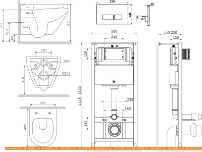 Унитаз AM.PM Spirit 2.0 FlashClean IS47001.701700 фотография