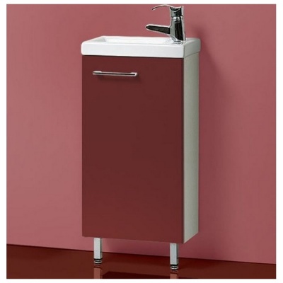 Тумба под умывальник Акваль Паола 40 [EP.01.40.02.R] бордовый фотография