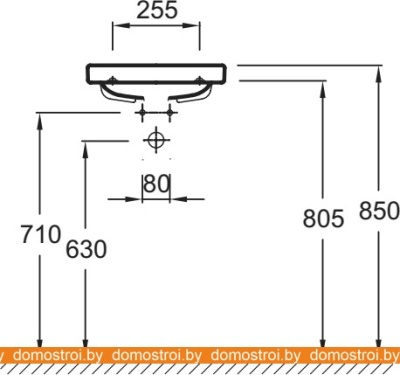 Умывальник Jacob Delafon Odeon Up E4799 40x25 фотография
