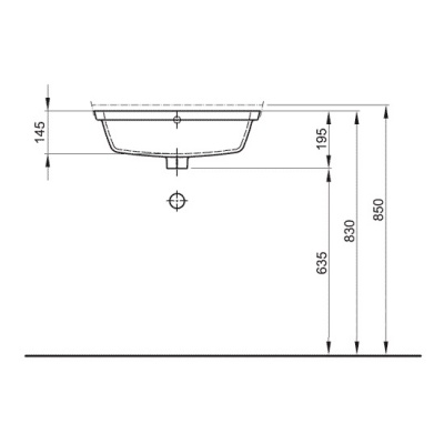 Умывальник Kolo Style L21850 56x44 фотография