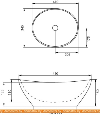 Умывальник Calani Fiesta CAL-00001 (белый) фотография