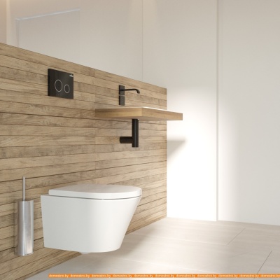 Унитаз Lavinia Boho Relfix Biore Rimless 9 в 1 97020168 (черное стекло) фотография