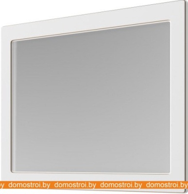 Зеркало Аква Родос Беатриче 100 см (белая патина/хром) фотография