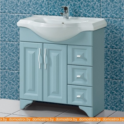 Тумба под умывальник Акваль Классик 80 В2.6.01.8.1.0 фотография